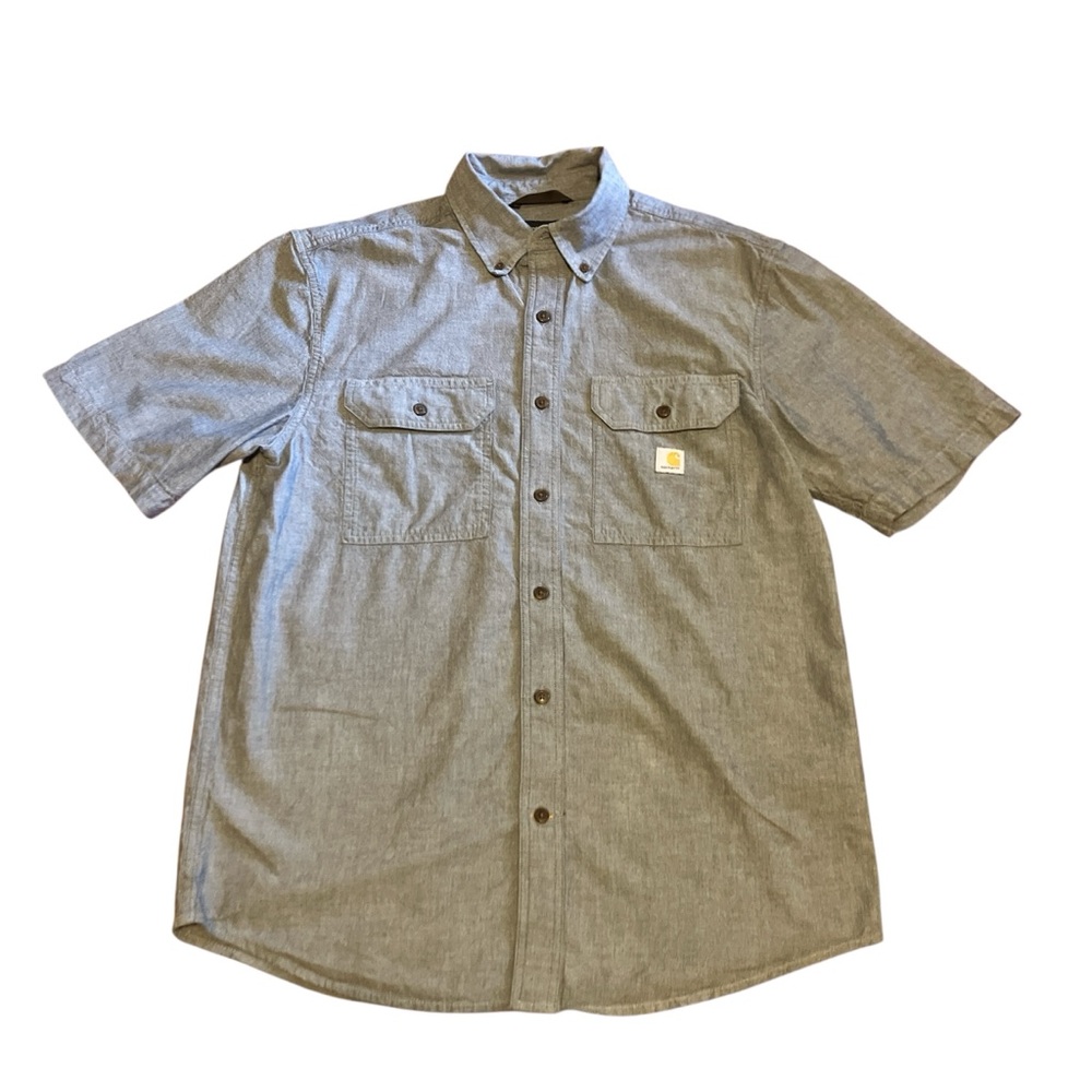Men’s Carhartt Button Down Shirt Short Sleeve
